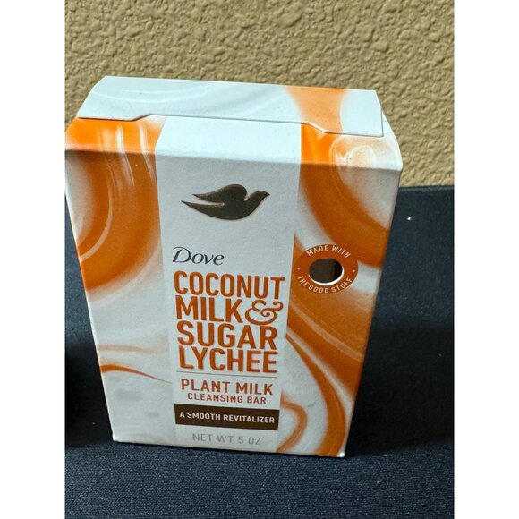 Dove Oat Milk & Berry Brulee And Coconut Milk  Cleansing Bar Set Of 2 NEW - Picture 3 of 4